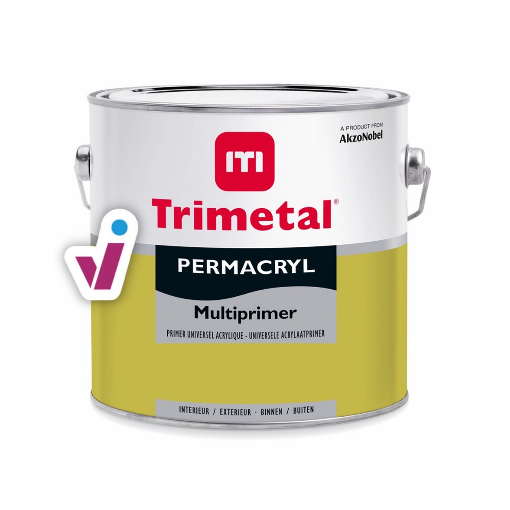 Trimetal Permacryl Multiprimer Inhoud: 1 l, Kies je kleur: Mengkleuren